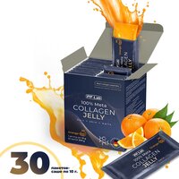 PP Lab Collagen / Натуральный коллаген желе с витаминами и гиалуроновой кислотой, 30 саше, вкус "Апельсин", для суставов, кожи, волос