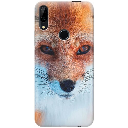 фото Силиконовый чехол на huawei p smart z / y9 prime (2019) / honor 9x / 9x premium / хуавей п смарт зет / у9 прайм (2019) / хонор 9х / 9х премиум с принтом "спокойный лис" gosso