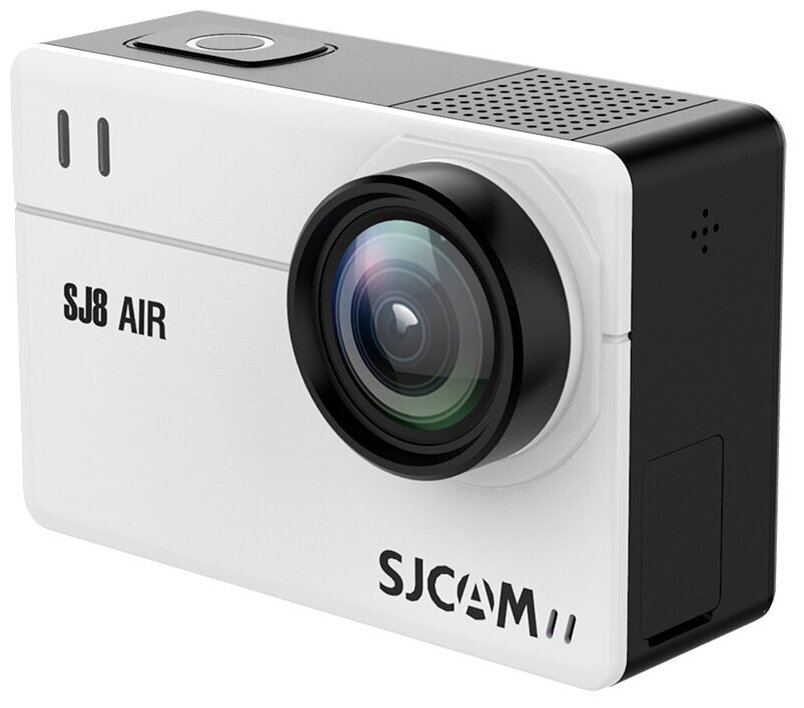 Экшн камера SJCam SJ8 Air Белый с креплением, цифровым стабилизатором / Водонепроницаемая Экшен камера Full HD 30 FPS на шлем, голову, грудь