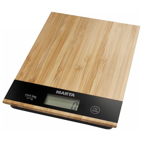 Кухонные весы MARTA MT-1639 бамбук