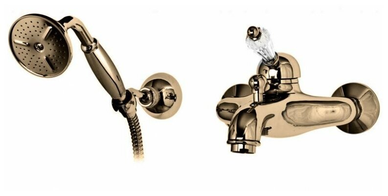 Смеситель для ванны с душем Cezares VINTAGE VDM 02 Sw