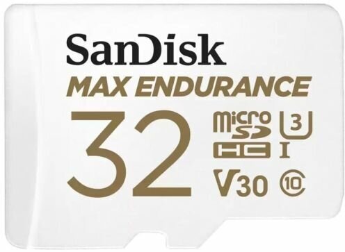 Карта памяти MicroSDHC 32GB SanDisk SDSQQVR-032G-GN6IA (с SD адаптер) Class 10 UHS-I U3 V30