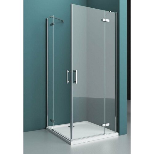 Душевой уголок BelBagno KRAFT-AH-22-100/90-C-Cr-R душевой уголок belbagno sela r 2 90 прозрачное стекло низкий поддон 90х90 см хром прозрачный