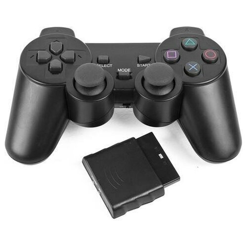 Геймпад беспроводной для Playstation 2 Wireless Controller Black Черный WR PS1PS2 139000₽