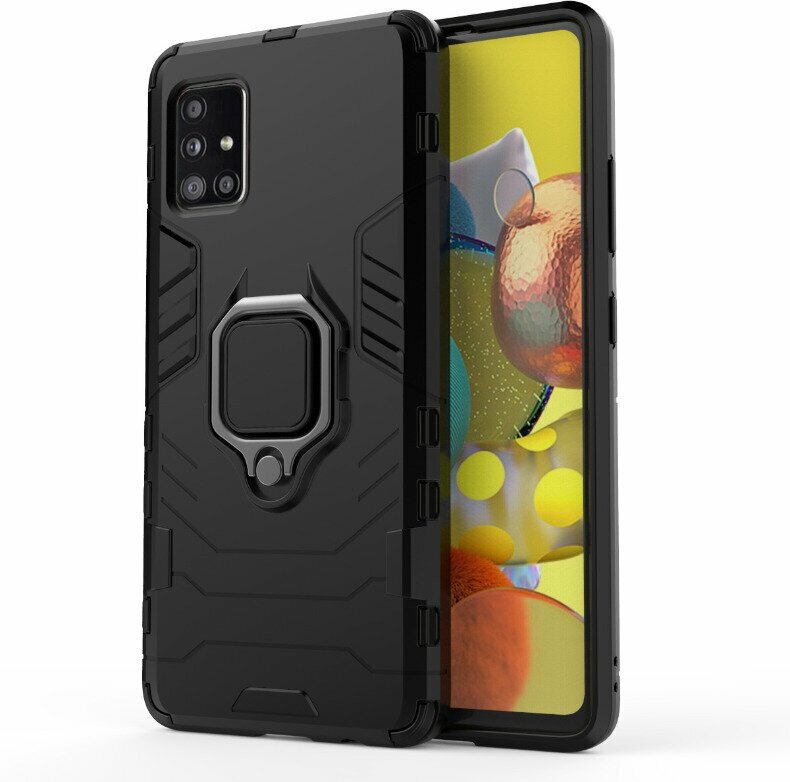 фото Чехол противоударный для Samsung A21s / Самсунг А21s (Черный)