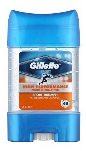 Гелевый дезодорант-антиперспирант Gillette Sport Triumph, 70 мл - фото №5