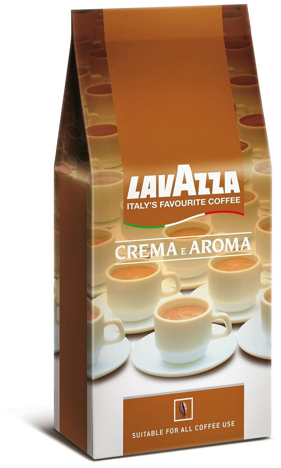 Упаковка 6 штук Кофе в зернах Lavazza Crema e Aroma 1кг в/у Италия