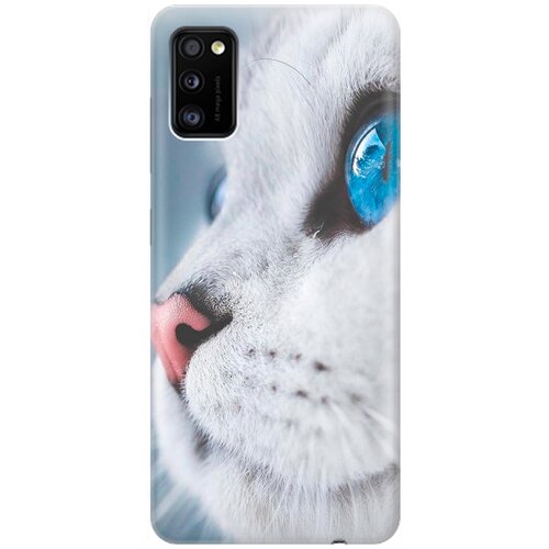 фото Силиконовый чехол на samsung galaxy a41 / самсунг а41 с принтом "кошачий взгляд" gosso