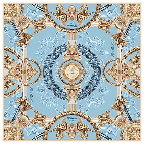 фото Платок жемчужина крыма в подарочной упаковке 90-90 70% шелк 30% вискоза платки нины ручкиной