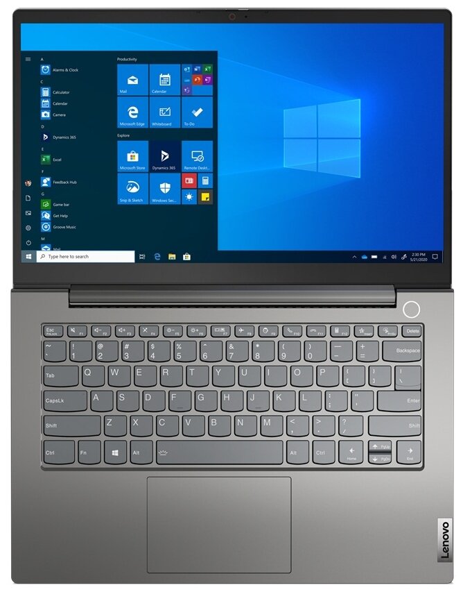 14 Ноутбук Lenovo ThinkBook 14 G2ITL 1920x1080 Intel Core i3 1115G4 3 ГГц RAM 8 ГБ DDR4 SSD 256 ГБ Intel UHD Graphics без ОС 20VD0097RU серый