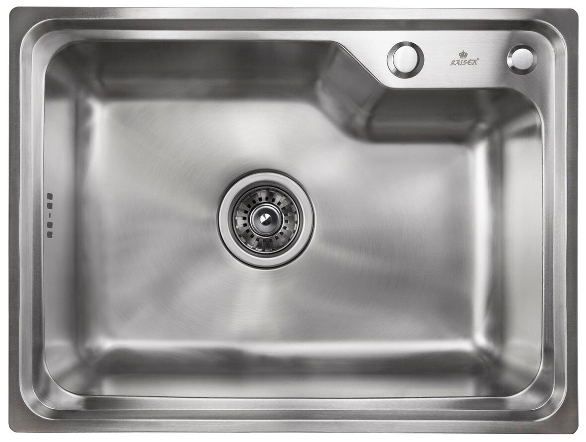 фото Врезная кухонная мойка KAISER KSM-5843, 43х58см, нержавеющая сталь