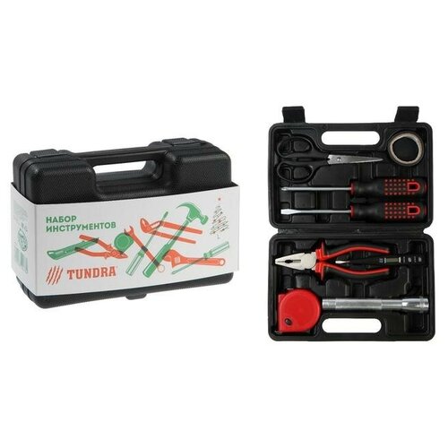 фото Набор инструментов в кейсе tundra "с новым годом", подарочная упаковка, 8 предметов 5359076