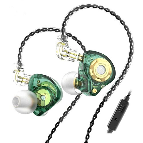 Наушники проводные TRN MT1 Pro с микрофоном зеленый цвет 1890₽