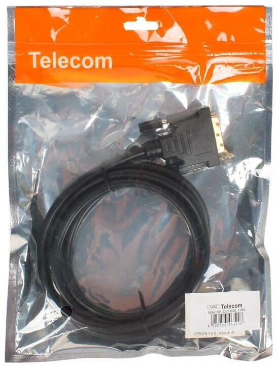 Кабель-переходник 1.8м VCOM Telecom Mini DisplayPort - DVI TA665-1.8M - фото №5