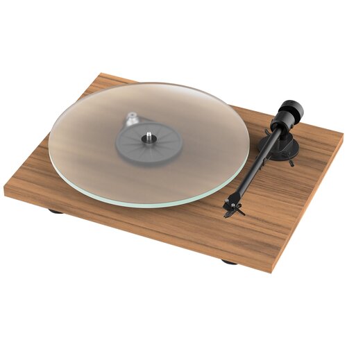 Виниловый проигрыватель Pro-Ject T1 walnut проигрыватель винила pro ject a1 om10 white