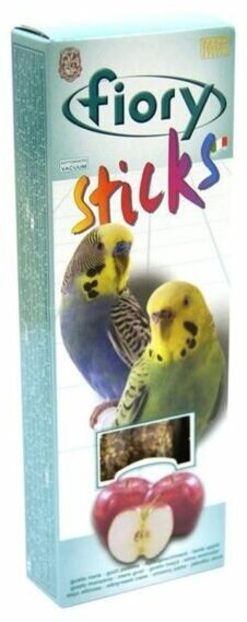 Лакомство Fiory палочки для попугаев Sticks с яблоком, 30г - фото №14