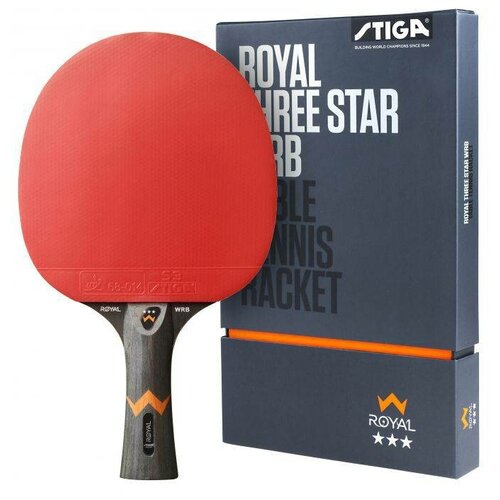 фото Ракетка для настольного тенниса stiga royal three star wrb