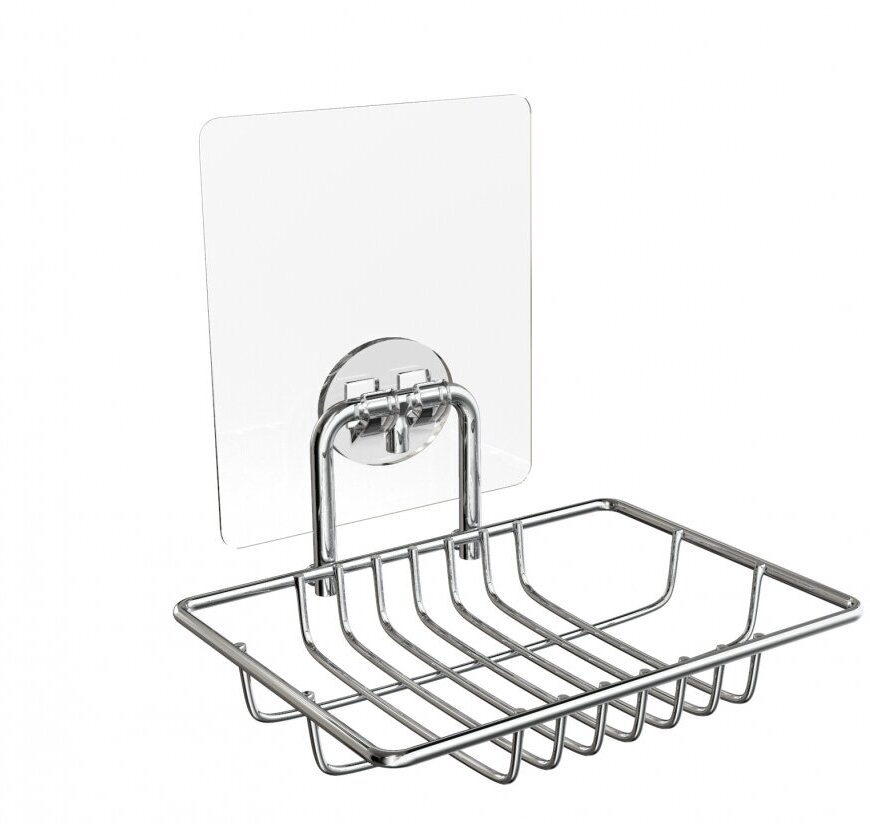 фото Настенная мыльница-решетка для ванной Kleber Lite