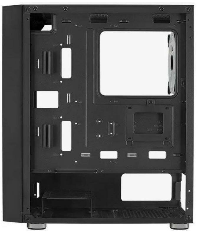 Корпус ATX AEROCOOL Graphite-G-BK-v2, Midi-Tower, без БП, черный [accm-pb24033.11] - фото №15