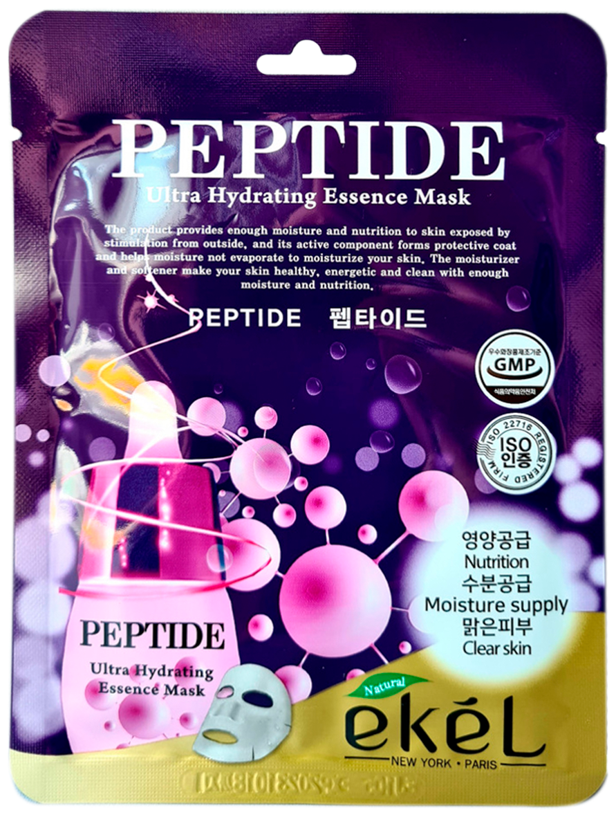 Ekel Ultra Hydrating Essence Mask Peptide Тканевая маска с пептидами 25 мл 1шт