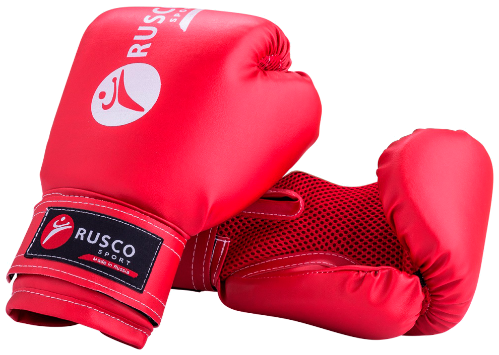 Боксерские перчатки RUSCO SPORT кожзам, 8