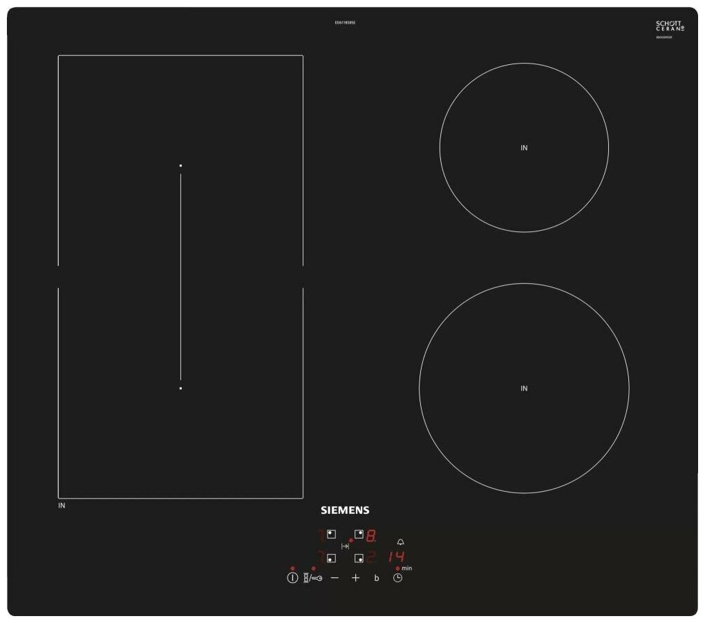 Варочная панель индукционная Siemens ED611BSB5E EU