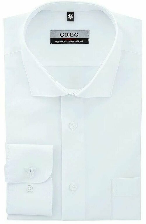 Рубашка GREG, размер 186-194/43, белый