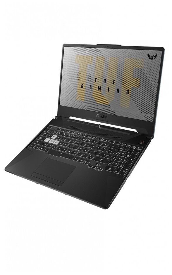 156 Ноутбук ASUS TUF Gaming F15 FX506LH-HN197T 1920x1080 Intel Core i5 10300H 25 ГГц SSD 512 ГБ NVIDIA GeForce GTX 1650 Windows 10 Home 90NR03U1-M05370 серый