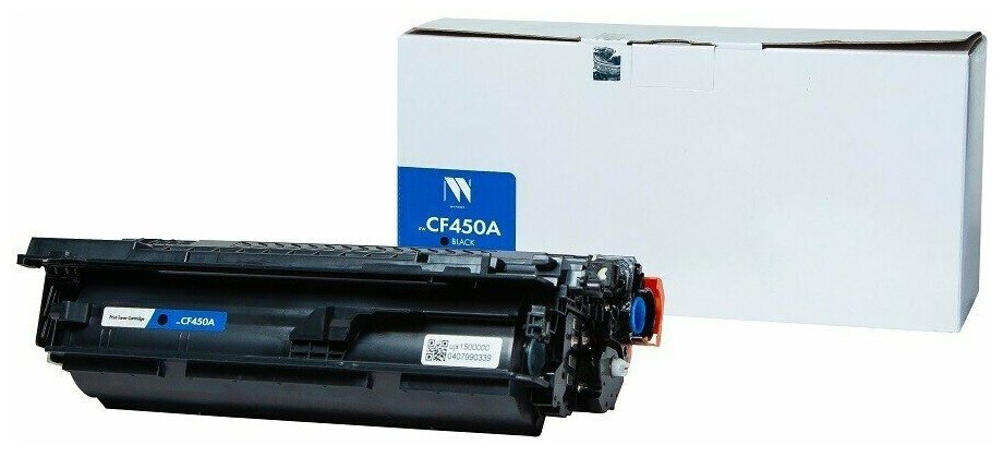 Картридж NV Print CF450A Black для принтеров HP LaserJet M652dn/ M652n/ M653dn/ M653x/ M681dh, 12500 страниц