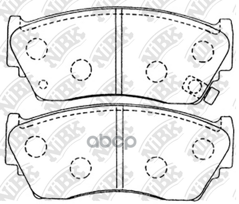Колодки Тормозные NiBK арт. PN2226
