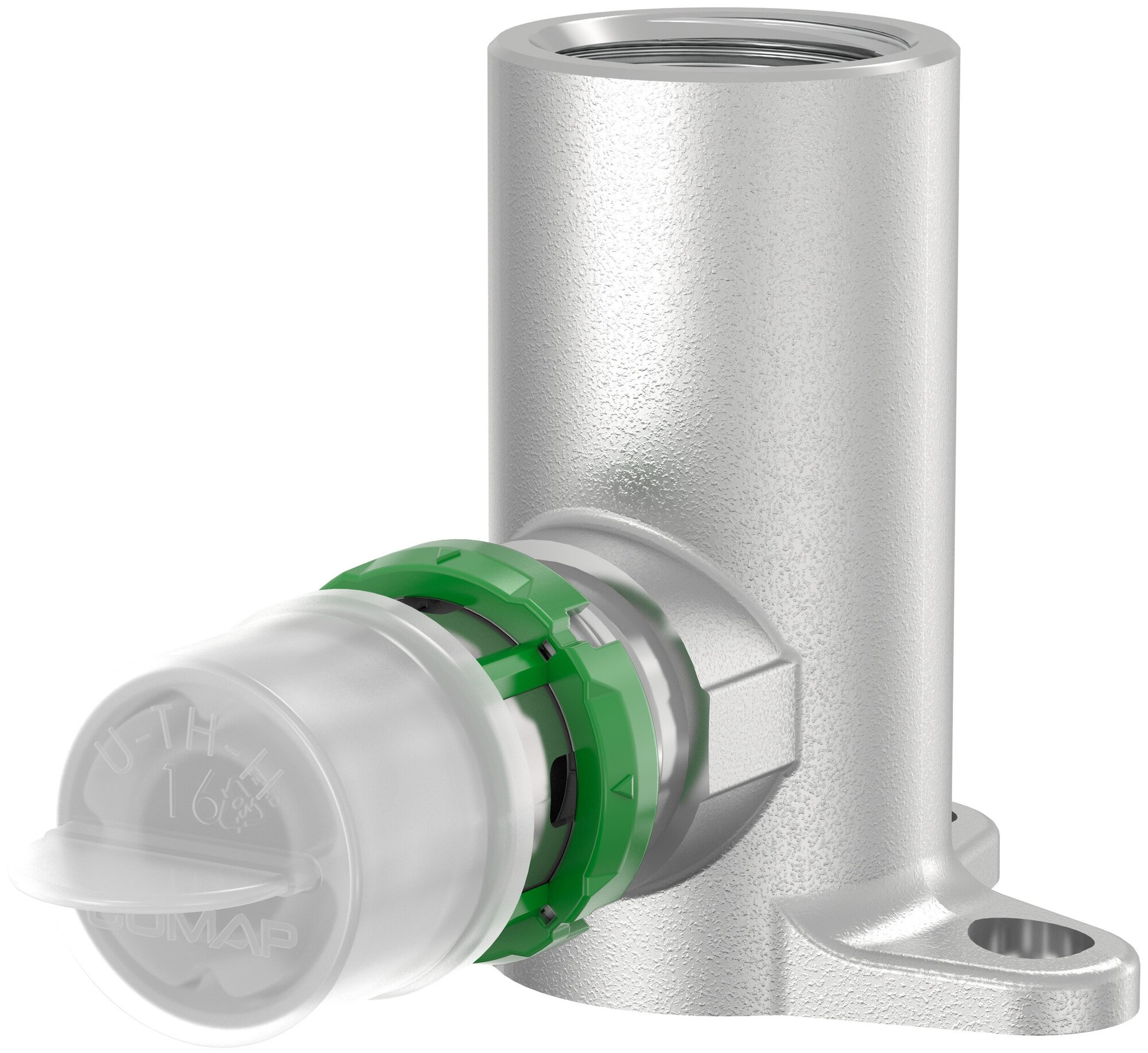 фото Настенное колено с большим радиусом 16x2 - 1/2 - H52 (7471GW1612) (водорозетка)