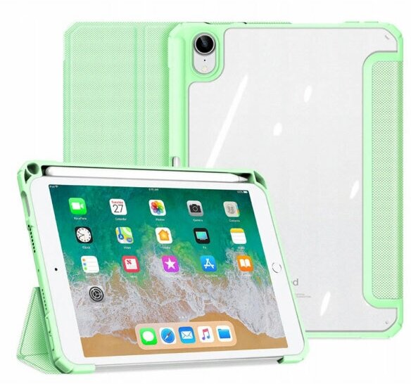 Чехол-книжка Dux Ducis Toby Series для Apple iPad Mini 6 (2021), светло-зеленый