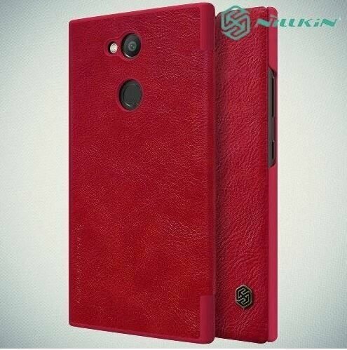 Чехол книжка для смартфона Nillkin QIN Series для SONY XPERIA L2, красный