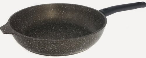 Изображение товара Сковорода Kukmara СМК263а со съемной ручкой, кофейный мрамор, 260/60 мм