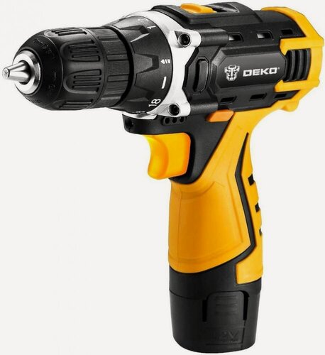 Изображение товара Аккумуляторная дрель-шуруповерт 12В DKCD12FU-Li DEKO 063-4100