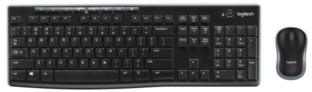 Комплект мыши и клавиатуры Logitech MK270 Black (920-004518)