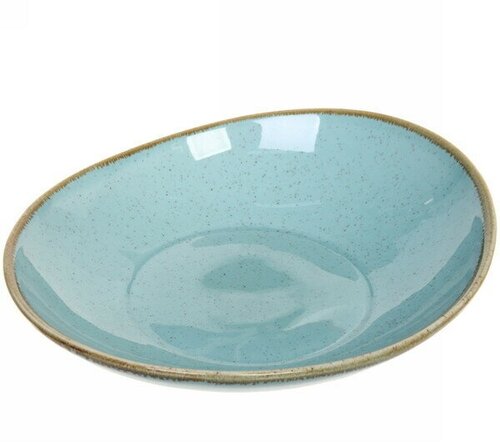 Тарелка керамическая «Tiffany Blue» 22*19,5*5см