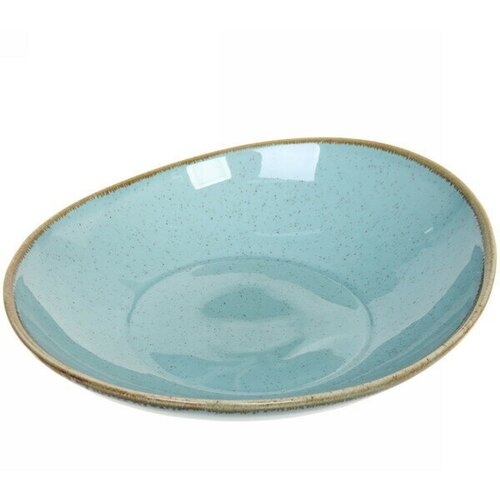 Тарелка керамическая «Tiffany Blue» 22*19,5*5см