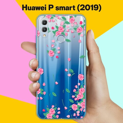 Силиконовый чехол Розочки на Huawei P Smart (2019)