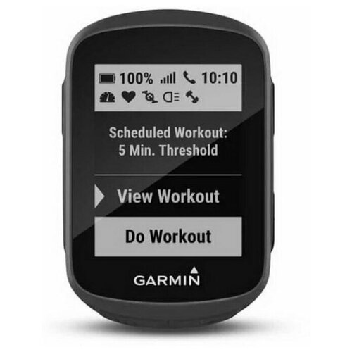 Велокомпьютер Garmin Edge 130 Plus, черный