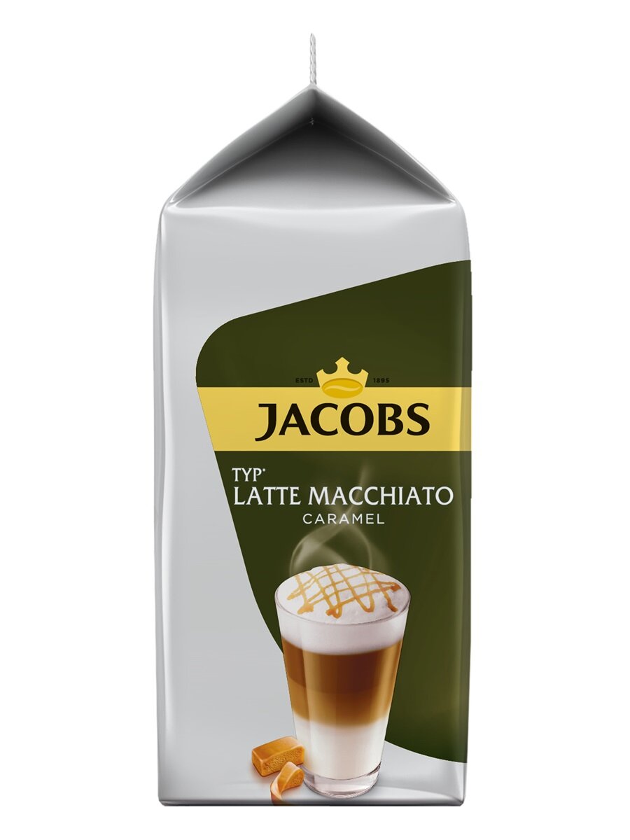 Tassimo Latte Macchiato Caramel, 1 упаковка по 16 капсул