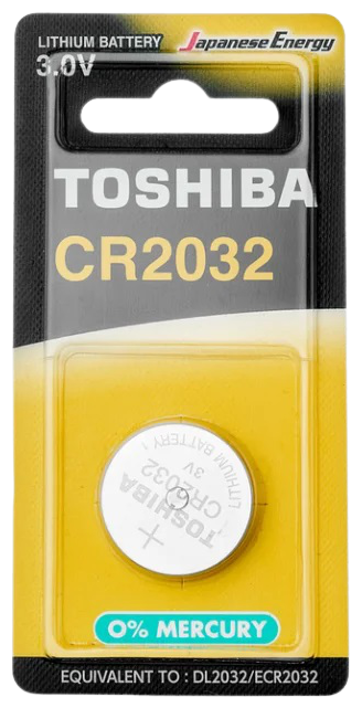 Батарейка литиевая Toshiba CR2032 Lithium BL1, 1 шт - фотография № 1