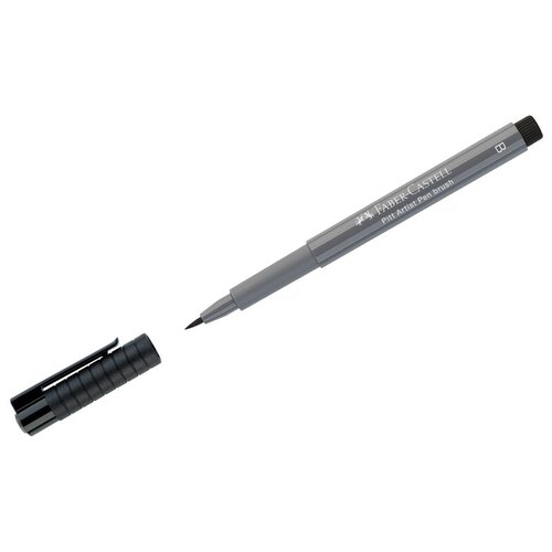Ручка капиллярная Faber-Castell Pitt Artist Pen Brush цвет 233 холодный серый IV, кистевая
