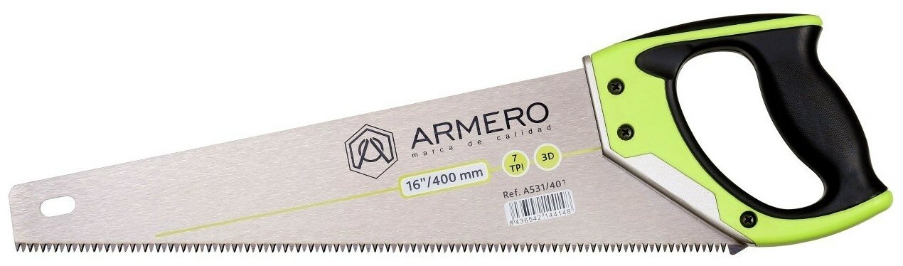 Ножовка по дереву Armero A531/401 400 мм