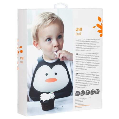 Нагрудник Make my day Baby Bib Penguin