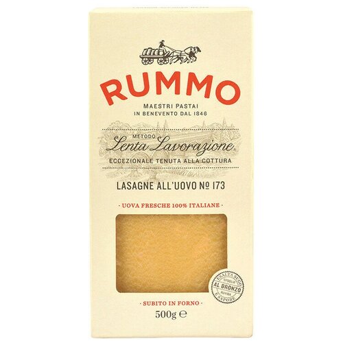 RUMMO Лазанья Lasagne all'uovo №173, 500 г