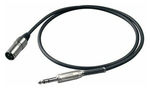 Proel BULK230LU1 микрофонный кабель 6,3 Jack (Stereo) - XLR (M) 1 м