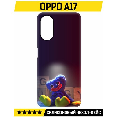 Чехол-накладка Krutoff Soft Case Хаги Ваги игрушка для Oppo A17 черный