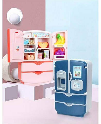 Игровой набор бытовой техники "Холодильник" свет звук 5846 / Микс