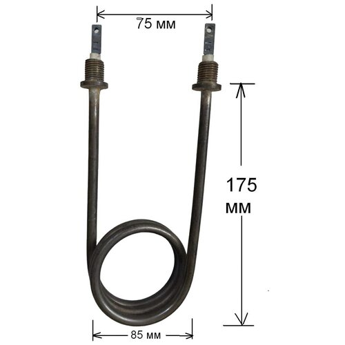 ТЭН для парогенератора , нерж.-2кВт тэн 2квт 70 0325